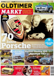 Deckblatt Oldtimer Markt (08/2018)